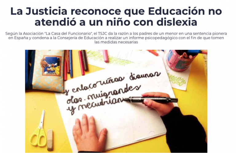 Sentencia contra Educación en Canarias